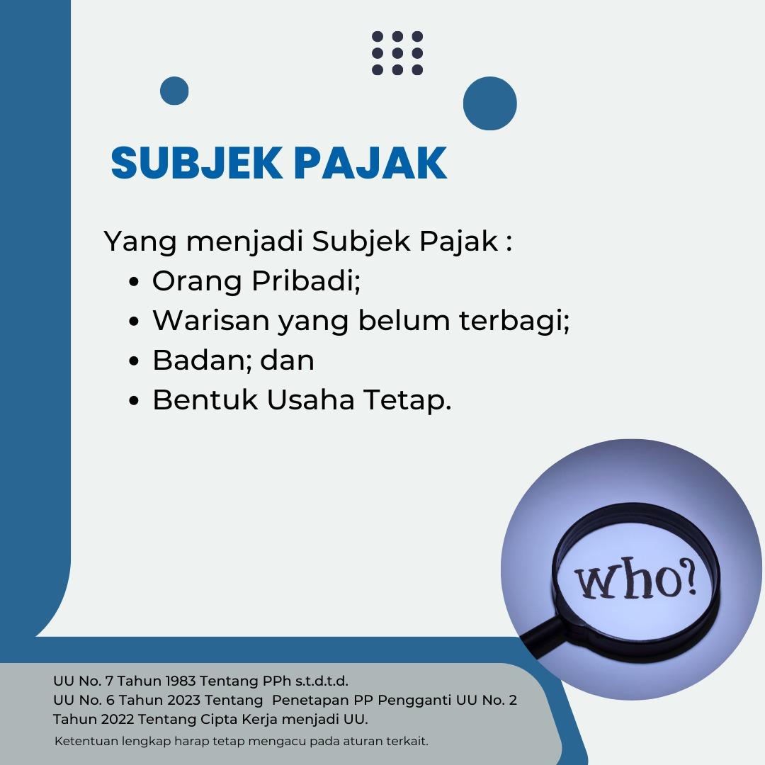 Perbedaan Subjek Pajak Objek Pajak Dan Wajib Pajak Falcon Strategic